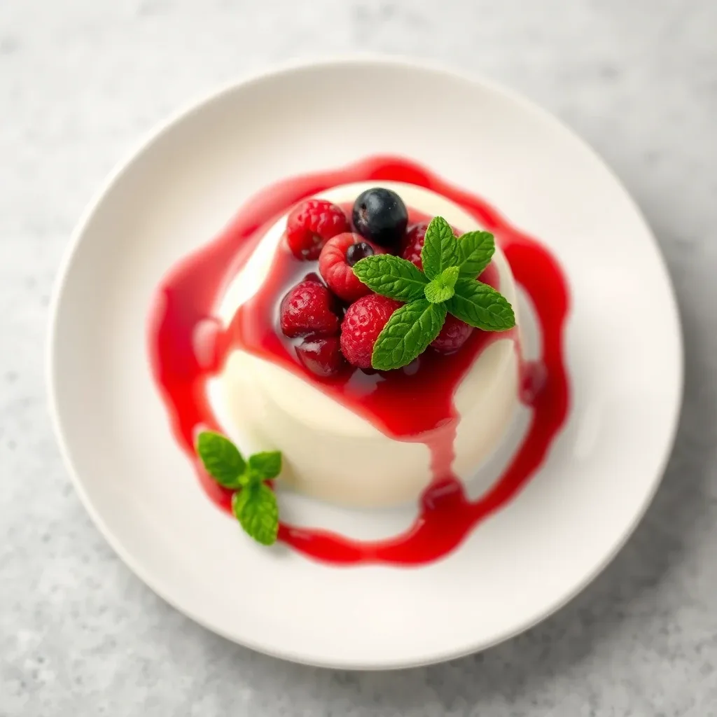 Black Sesame Panna Cotta