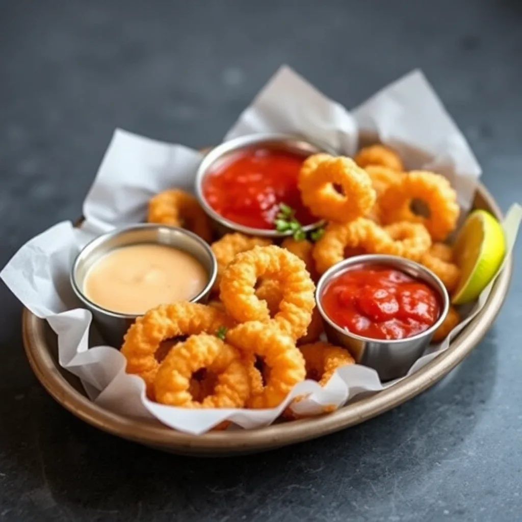 Crispy Calamari Royale
